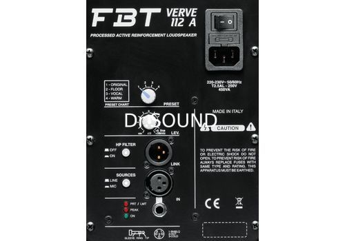 Ремонт FBT VERVE 112A